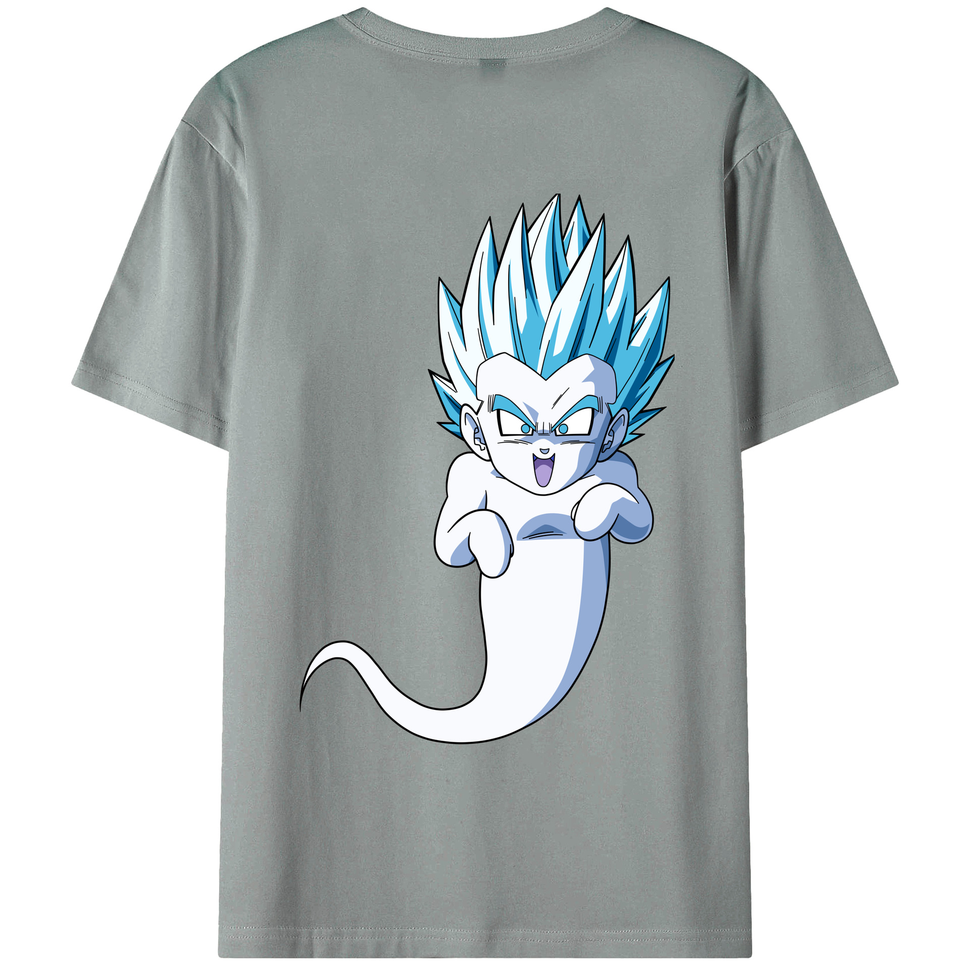 （画像用） ドラゴンボール ベジット DRAGON BALL Vegetto 綿100％ メンズ半袖Tシャツ（バックプリント） 通気性